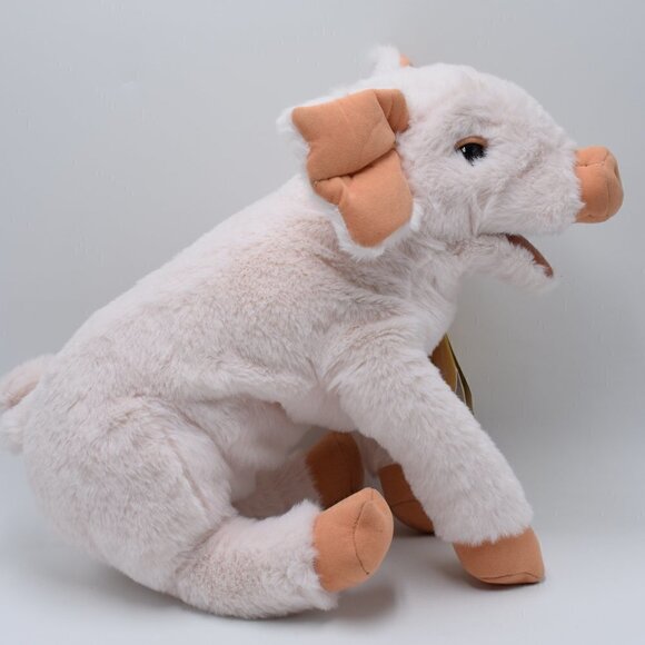 Folksmanis Plush Puppets Marionnettes Piglet Light Pink Stuffed Animal with Tags - Picture 8 of 10